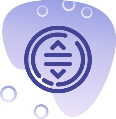 Bir balık simgesinin vektör çizimi