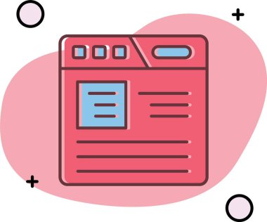 kitap simgesi, vektör illüstrasyonu