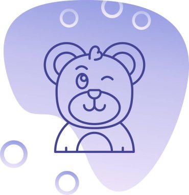 Ayı simge tasarlamak vektör