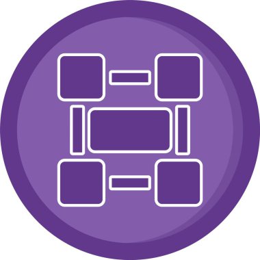 Modern b 'nin vektör illüstrasyonu eksik simgesi