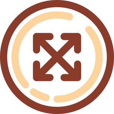 Tahta bir işaretin vektör illüstrasyonu