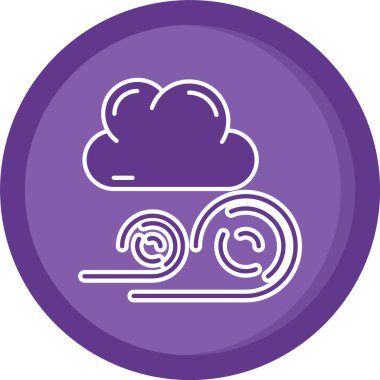 güzel hava kabartma vektör simgesi