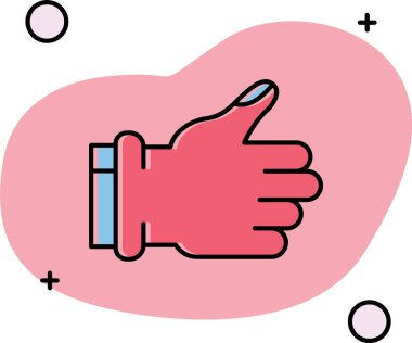 Kalp ikonu. Vektör illüstrasyonu