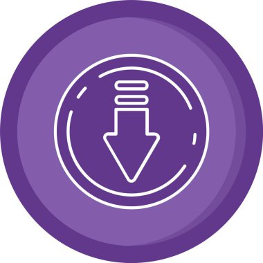 ok simgesinin vektör illüstrasyonu