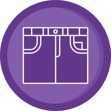 Benzersiz gardırop vektör çizgisi ikonu