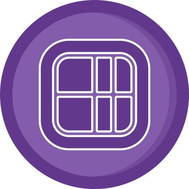 Modern simgenin vektör illüstrasyonu