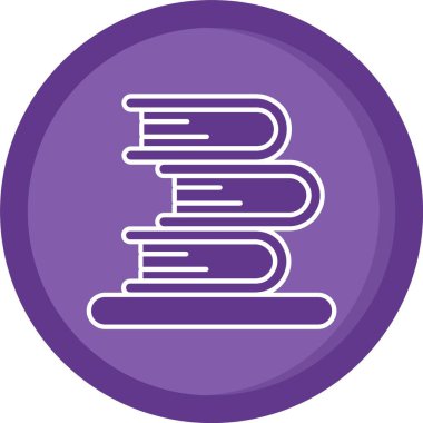 kitap simgesi, vektör illüstrasyonu