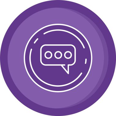 Vektör iletisi Simgesi illüstrasyonu