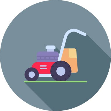 Bir traktörün vektör çizimi