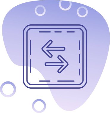 Benzersiz hava ikonu vektör illüstrasyonu