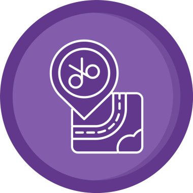 Modern simgenin vektör illüstrasyonu