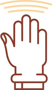 Beyaz arkaplanı olan bir kadının vektör çizimi