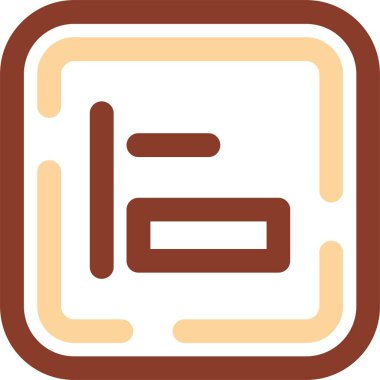 Modern bir simgenin vektör illüstrasyonu