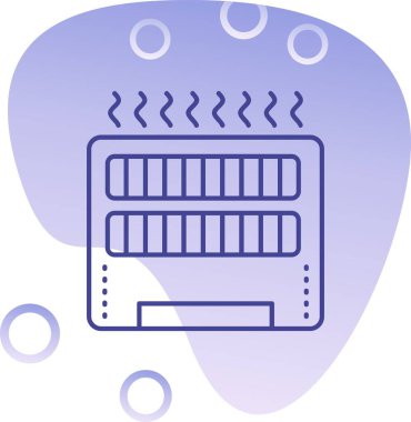 Bilgisayar faresi simgesi. Web için donanım vektör simgelerinin özet çizimi