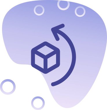 Basit vektör simgesi, nesnelerin çizimi