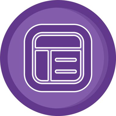 Benzersiz para çantası vektör simgesi