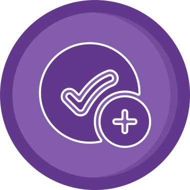 Bir çapraz simgenin vektör illüstrasyonu