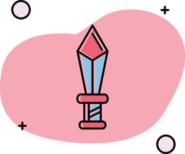 güzel ve eşsiz çizgi vektör simgesi