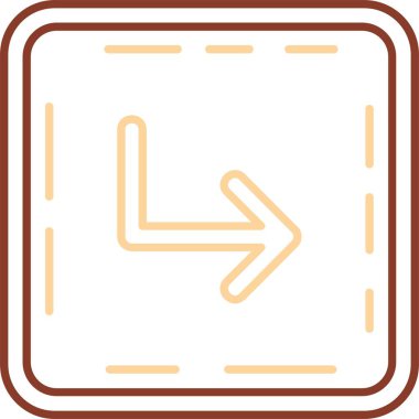 Projeniz için sağ ok vektör simgesi