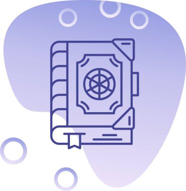 Modern bir simgenin vektör illüstrasyonu