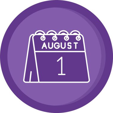 Takvim simgesi tasarımı, vektör illüstrasyonu