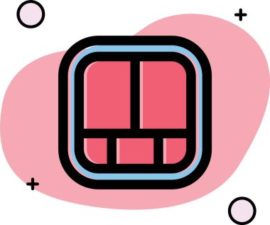 Modern b 'nin vektör illüstrasyonu eksik simgesi