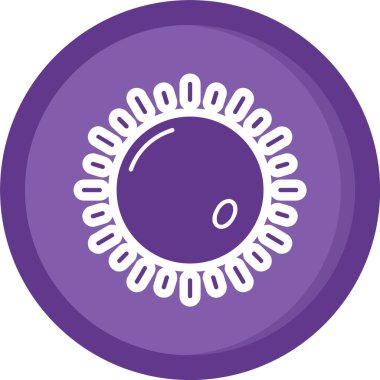 Eşsiz çörek vektör simgesi