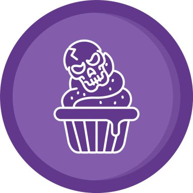 cupcake icon, vector illustration design