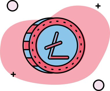 Saat simgesinin vektör illüstrasyonu