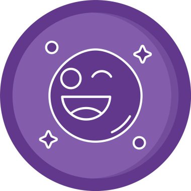 Bir yıldızın vektör illüstrasyon simgesi