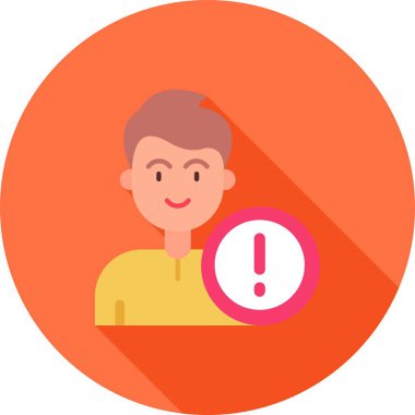 Ünlem işareti. Tehlike, uyarı işareti. uyarı simgesi. Uyarı işareti. Düz vektör biçimi izole. sembol, logo, simge