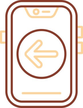 vektör cep telefonu ico