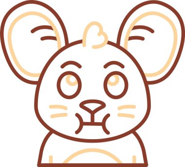 Kahverengi tavşanlı şirin bir çizgi film.