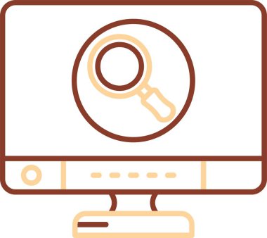 Web arama motoru optimizasyon renk vektör çizimi