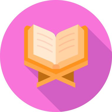 Kitap. Web simgesi vektör illüstrasyonu