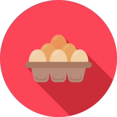 tavuk yumurta vektör simgesi