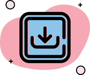 Seo simgesinin vektör illüstrasyonu