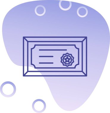 Modern tasarım illüstrasyonunun vektör simgesi