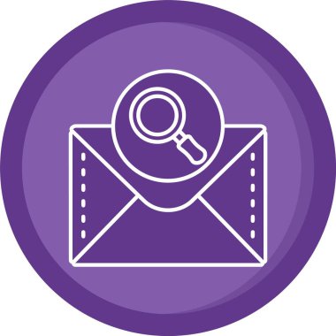 E- posta simgesinin vektör illüstrasyonu