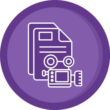 Eşsiz Yazıcı Vektör Kabartma Simgesi