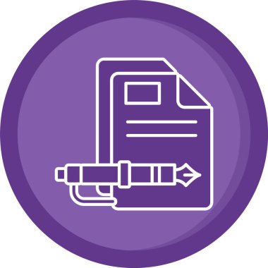 Dizin simgesinin vektör illüstrasyonu