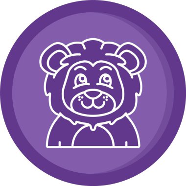 Benzersiz domuz vektör simgesi