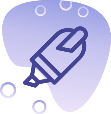 kalem simgesi vektör illüstrasyonu