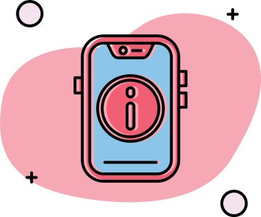 Akıllı izle kutsal kişilerin resmi, vektör çizim