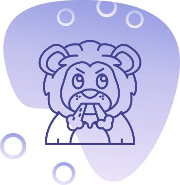 Kocaman kalbi olan sevimli bir ayı.