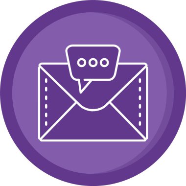 e- posta simgesi, vektör illüstrasyonu