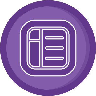 Bir kabartma vektör simgesine sahip eşsiz bir kitap