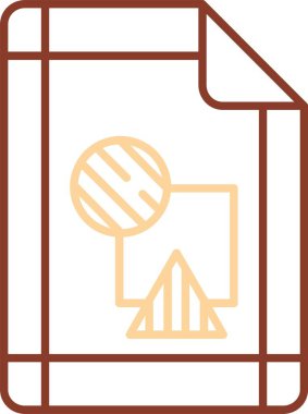 Vektör Defteri Simgesi illüstrasyonu