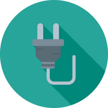 elektrik dolgu vektörü simgesi