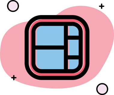 Bir kalbin vektör illüstrasyonu